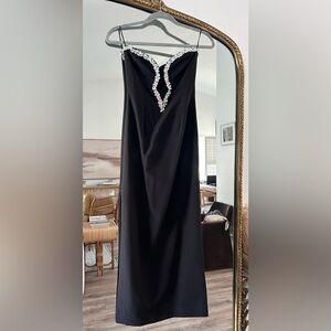 Bardot Eleni Diamante Midi Dress black - XS